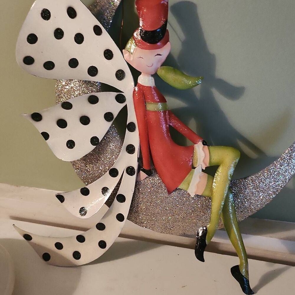 Lady on the Moon Wall Decor